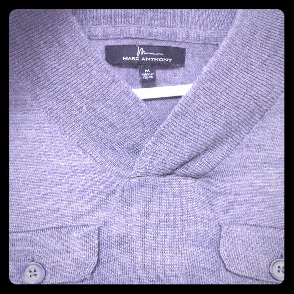 Marc Anthony Sweater Men’s Medium Grey